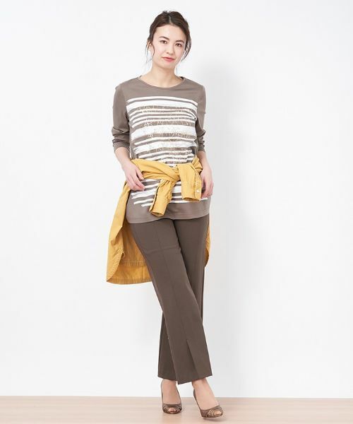 CARA O CRUZ / キャラ・オ・クルス その他パンツ | フロントスリットパンツ | 詳細9