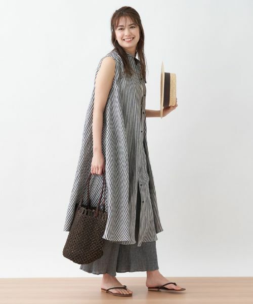 CARA O CRUZ / キャラ・オ・クルス その他パンツ | 洗える イージーワイドパンツ | 詳細12