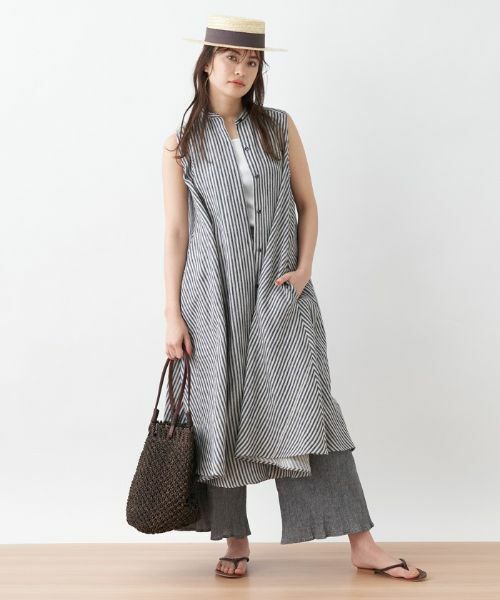 CARA O CRUZ / キャラ・オ・クルス その他パンツ | 洗える イージーワイドパンツ | 詳細13