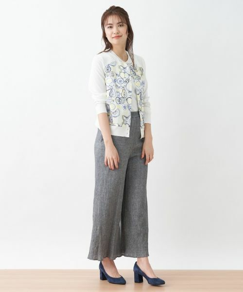 CARA O CRUZ / キャラ・オ・クルス その他パンツ | 洗える イージーワイドパンツ | 詳細17