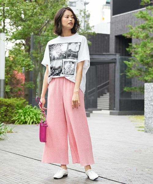 CARA O CRUZ / キャラ・オ・クルス その他パンツ | 洗える イージーワイドパンツ | 詳細22