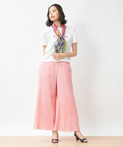 CARA O CRUZ / キャラ・オ・クルス その他パンツ | 洗える イージーワイドパンツ | 詳細27