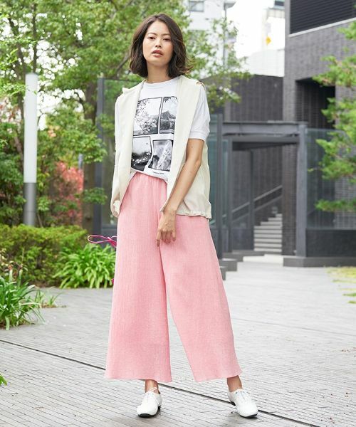 CARA O CRUZ / キャラ・オ・クルス その他パンツ | 洗える イージーワイドパンツ | 詳細6