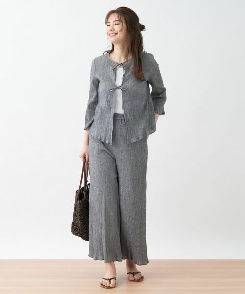 CARA O CRUZ / キャラ・オ・クルス その他パンツ | 洗える イージーワイドパンツ | 詳細9