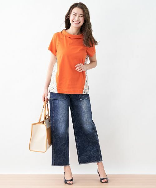 CARA O CRUZ / キャラ・オ・クルス カットソー | トロピカルMIXトップス | 詳細9