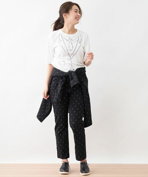 CARA O CRUZ / キャラ・オ・クルス Tシャツ | ネクタイのトロンプルイユTシャツ | 詳細18