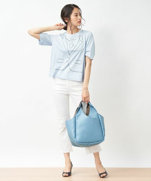 CARA O CRUZ / キャラ・オ・クルス Tシャツ | ネクタイのトロンプルイユTシャツ | 詳細4