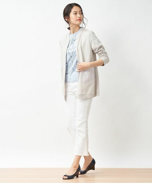 CARA O CRUZ / キャラ・オ・クルス Tシャツ | ネクタイのトロンプルイユTシャツ | 詳細6