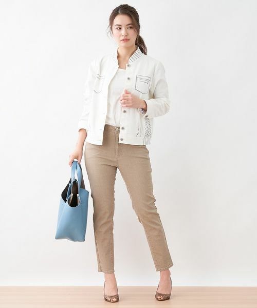 CARA O CRUZ / キャラ・オ・クルス その他アウター | 洗える トロンプルイユジャケット | 詳細10