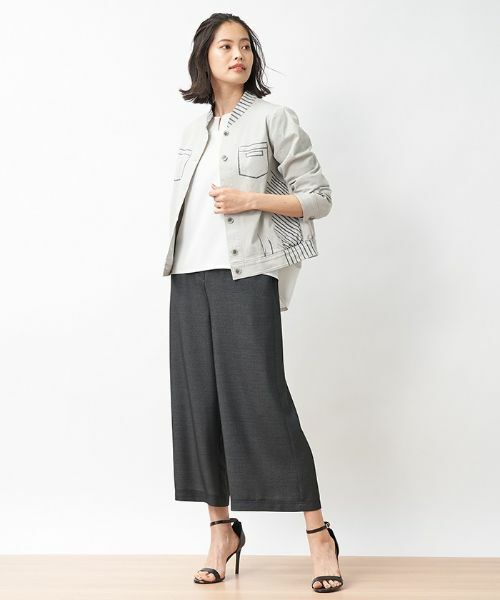 CARA O CRUZ / キャラ・オ・クルス その他アウター | 洗える トロンプルイユジャケット | 詳細13