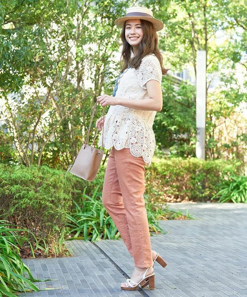 CARA O CRUZ / キャラ・オ・クルス シャツ・ブラウス | かぎ針調ペプラムブラウス | 詳細5