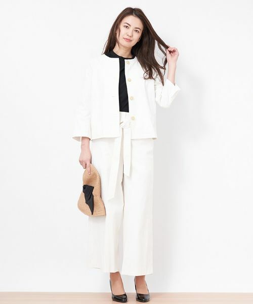 CARA O CRUZ / キャラ・オ・クルス その他パンツ | ベルト付きパンツ | 詳細8