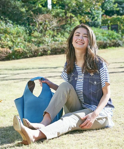 CARA O CRUZ / キャラ・オ・クルス シャツ・ブラウス | ベストとボーダーTシャツのトロンプルイユブラウス | 詳細8