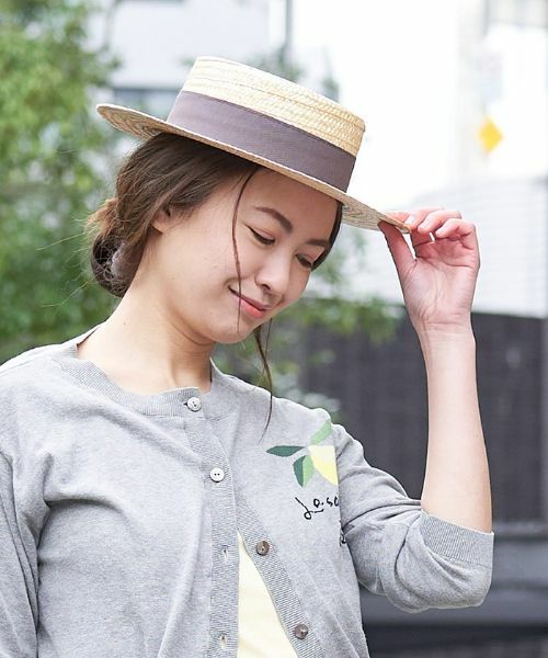 CARA O CRUZ / キャラ・オ・クルス ハット | カンカン帽（キャメル）