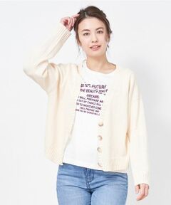 CARA O CRUZ / キャラ・オ・クルス カーディガン・ボレロ | Vネックニットカーディガン