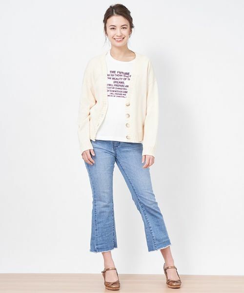 CARA O CRUZ / キャラ・オ・クルス カーディガン・ボレロ | Vネックニットカーディガン | 詳細2