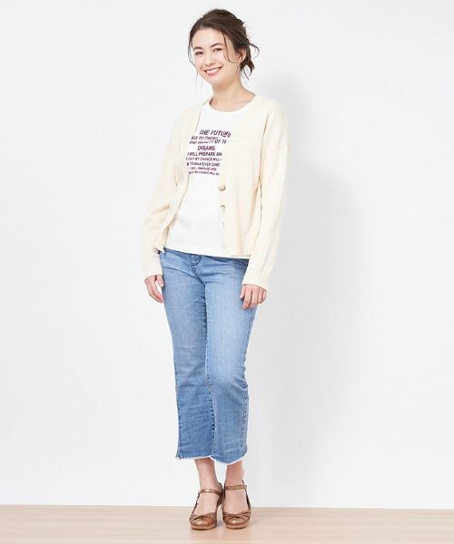 CARA O CRUZ / キャラ・オ・クルス カーディガン・ボレロ | Vネックニットカーディガン | 詳細3