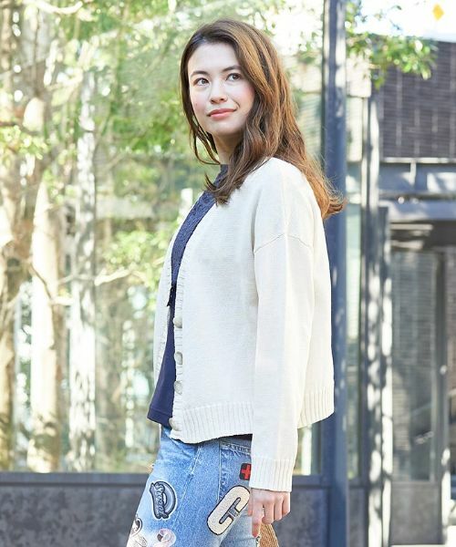 CARA O CRUZ / キャラ・オ・クルス カーディガン・ボレロ | Vネックニットカーディガン | 詳細8