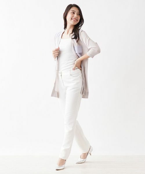 CARA O CRUZ / キャラ・オ・クルス カーディガン・ボレロ | 異素材MIXカーディガン | 詳細5