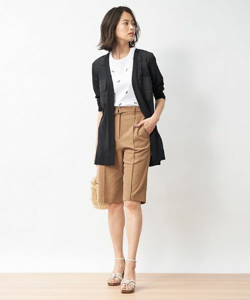 CARA O CRUZ / キャラ・オ・クルス カーディガン・ボレロ | 異素材MIXカーディガン | 詳細8