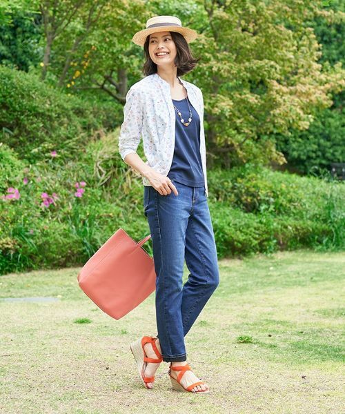 CARA O CRUZ / キャラ・オ・クルス カーディガン・ボレロ | 洗える マリンモチーフジップアップハオリ | 詳細4