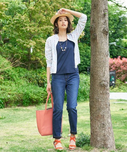 CARA O CRUZ / キャラ・オ・クルス カーディガン・ボレロ | 洗える マリンモチーフジップアップハオリ | 詳細6