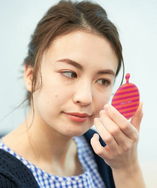 CARA O CRUZ / キャラ・オ・クルス その他小物 | ボーダー柄ミラー | 詳細2