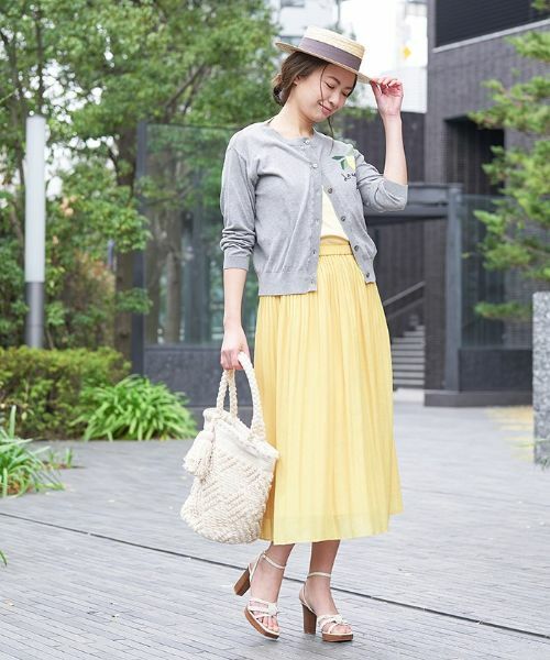 CARA O CRUZ / キャラ・オ・クルス ロング・マキシ丈スカート | ミモレ丈プリーツスカート | 詳細1