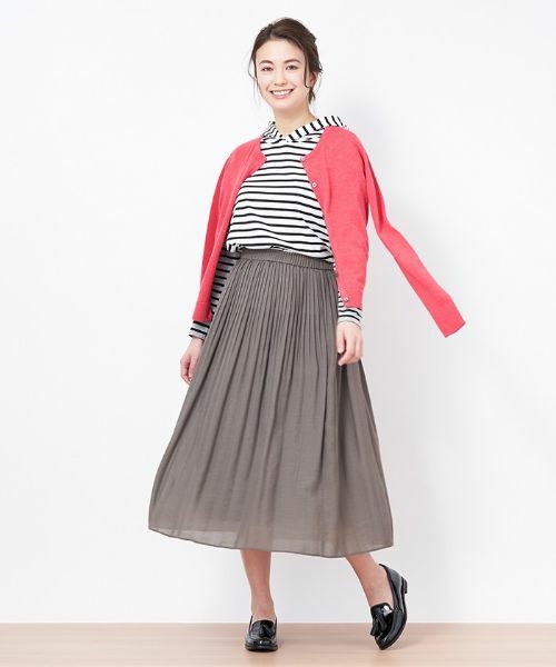 CARA O CRUZ / キャラ・オ・クルス ロング・マキシ丈スカート | ミモレ丈プリーツスカート | 詳細13