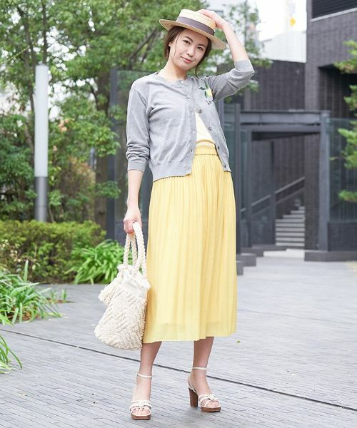 CARA O CRUZ / キャラ・オ・クルス ロング・マキシ丈スカート | ミモレ丈プリーツスカート | 詳細2