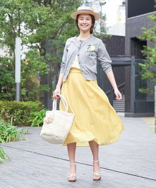 CARA O CRUZ / キャラ・オ・クルス ロング・マキシ丈スカート | ミモレ丈プリーツスカート | 詳細3