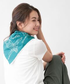 CARA O CRUZ / キャラ・オ・クルス マフラー・ショール・スヌード・ストール | 手描きイラストスカーフ