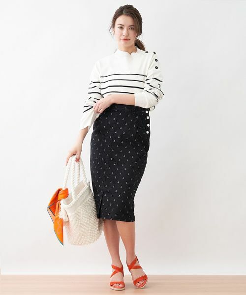 CARA O CRUZ / キャラ・オ・クルス マフラー・ショール・スヌード・ストール | 手描きイラストスカーフ | 詳細12