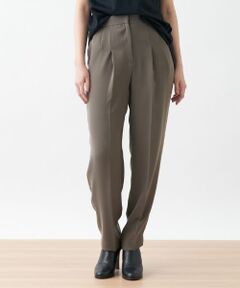 CARA O CRUZ / キャラ・オ・クルス その他パンツ | 洗える後ろゴム センタープレスパンツ【CoC by CARA O CRUZ】