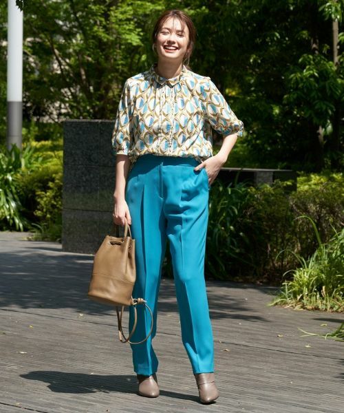 CARA O CRUZ / キャラ・オ・クルス その他パンツ | 洗える後ろゴム センタープレスパンツ【CoC by CARA O CRUZ】 | 詳細12