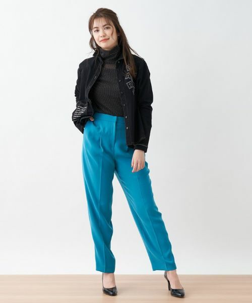 CARA O CRUZ / キャラ・オ・クルス その他パンツ | 洗える後ろゴム センタープレスパンツ【CoC by CARA O CRUZ】 | 詳細15