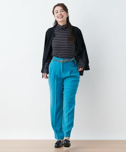 CARA O CRUZ / キャラ・オ・クルス その他パンツ | 洗える後ろゴム センタープレスパンツ【CoC by CARA O CRUZ】 | 詳細17