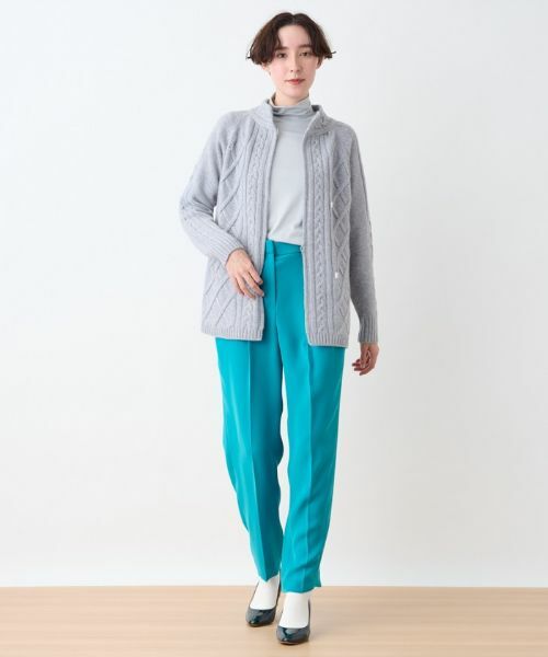 CARA O CRUZ / キャラ・オ・クルス その他パンツ | 洗える後ろゴム センタープレスパンツ【CoC by CARA O CRUZ】 | 詳細26