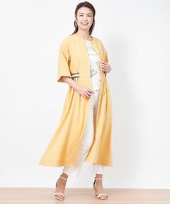 CARA O CRUZ / キャラ・オ・クルス ドレス | ウエスト配色ラインワンピース