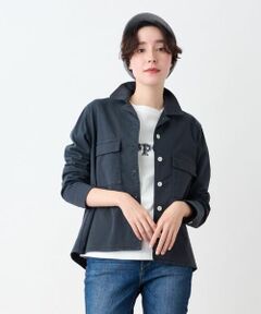 CARA O CRUZ / キャラ・オ・クルス テーラードジャケット | 洗えるストレッチ オープンカラーシャツ