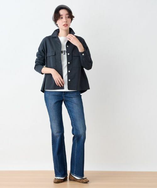 CARA O CRUZ / キャラ・オ・クルス テーラードジャケット | 洗えるストレッチ オープンカラーシャツ | 詳細2