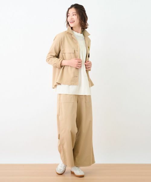 CARA O CRUZ / キャラ・オ・クルス テーラードジャケット | 洗えるストレッチ オープンカラーシャツ | 詳細21