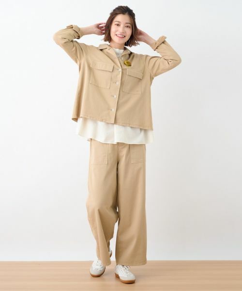 CARA O CRUZ / キャラ・オ・クルス テーラードジャケット | 洗えるストレッチ オープンカラーシャツ | 詳細23