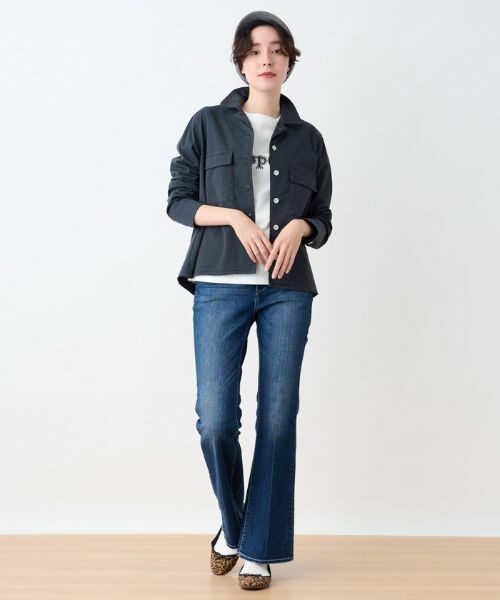 CARA O CRUZ / キャラ・オ・クルス テーラードジャケット | 洗えるストレッチ オープンカラーシャツ | 詳細3