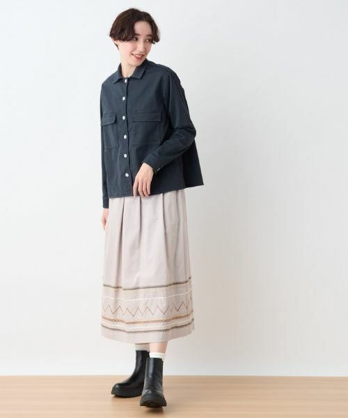 CARA O CRUZ / キャラ・オ・クルス テーラードジャケット | 洗えるストレッチ オープンカラーシャツ | 詳細6