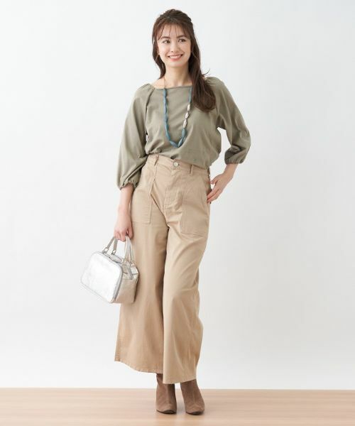 CARA O CRUZ / キャラ・オ・クルス カットソー | 洗える アイレットレースブラウス | 詳細10