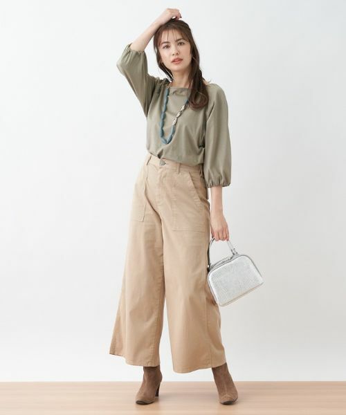 CARA O CRUZ / キャラ・オ・クルス カットソー | 洗える アイレットレースブラウス | 詳細11