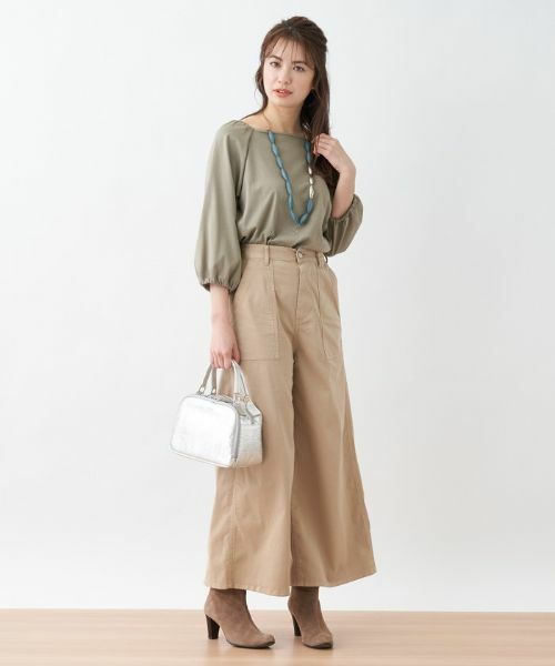 CARA O CRUZ / キャラ・オ・クルス カットソー | 洗える アイレットレースブラウス | 詳細12