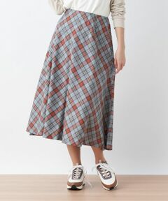 CARA O CRUZ / キャラ・オ・クルス ミニ・ひざ丈スカート | チェック柄フレアスカート