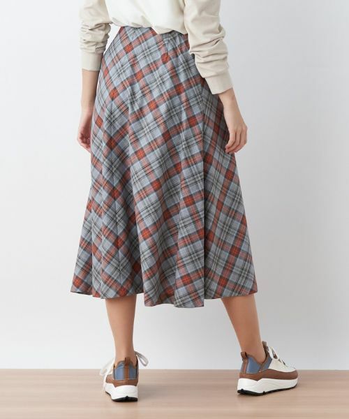 CARA O CRUZ / キャラ・オ・クルス ミニ・ひざ丈スカート | チェック柄フレアスカート | 詳細2